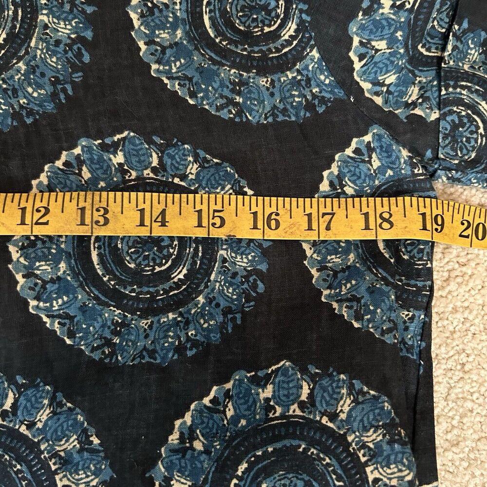 Roberta Roller Rabbit Ambrose Hinata Dress Indigo Blue Size XS (Retail $198) - Picture 6 of 9
